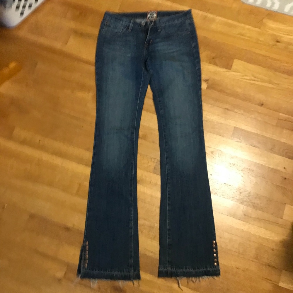 People for Peace Boot Cut with Appliqué Detail